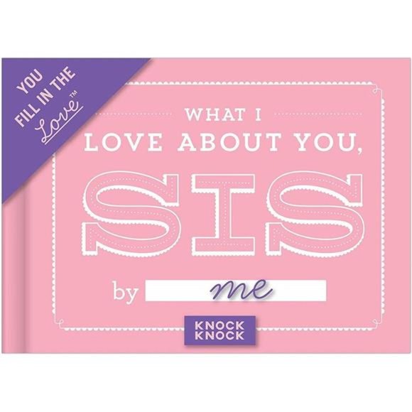 What I Love about You,Sister Fill in the Love Book Fill-inthe-Blank Gift Journal - Picture 3 of 6